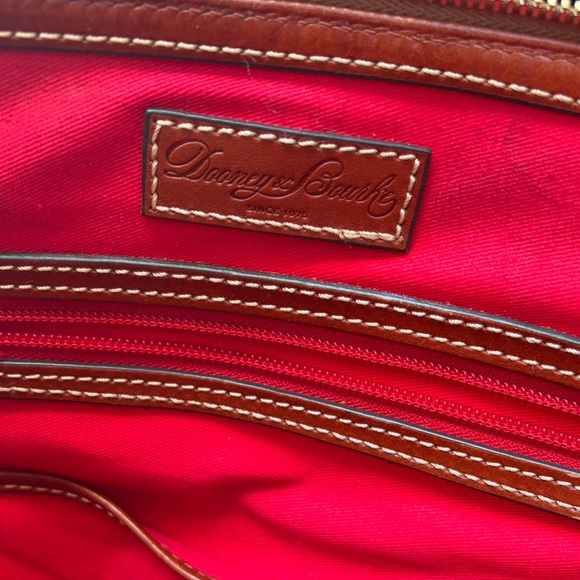 Dooney & Bourke Cream and Brown Satchel classic style - Picture 3 of 16